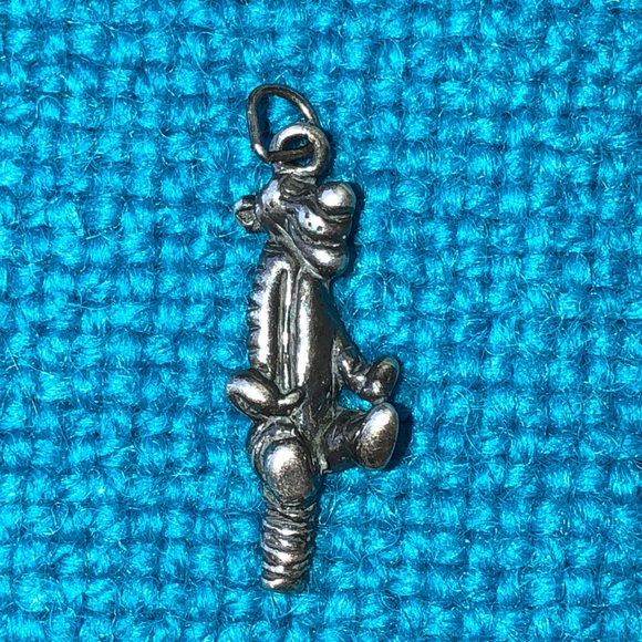 Disney Tigger charm pendant sterling silver 925
